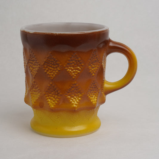 [OC001] Kimberly Diamond Mug - Brown