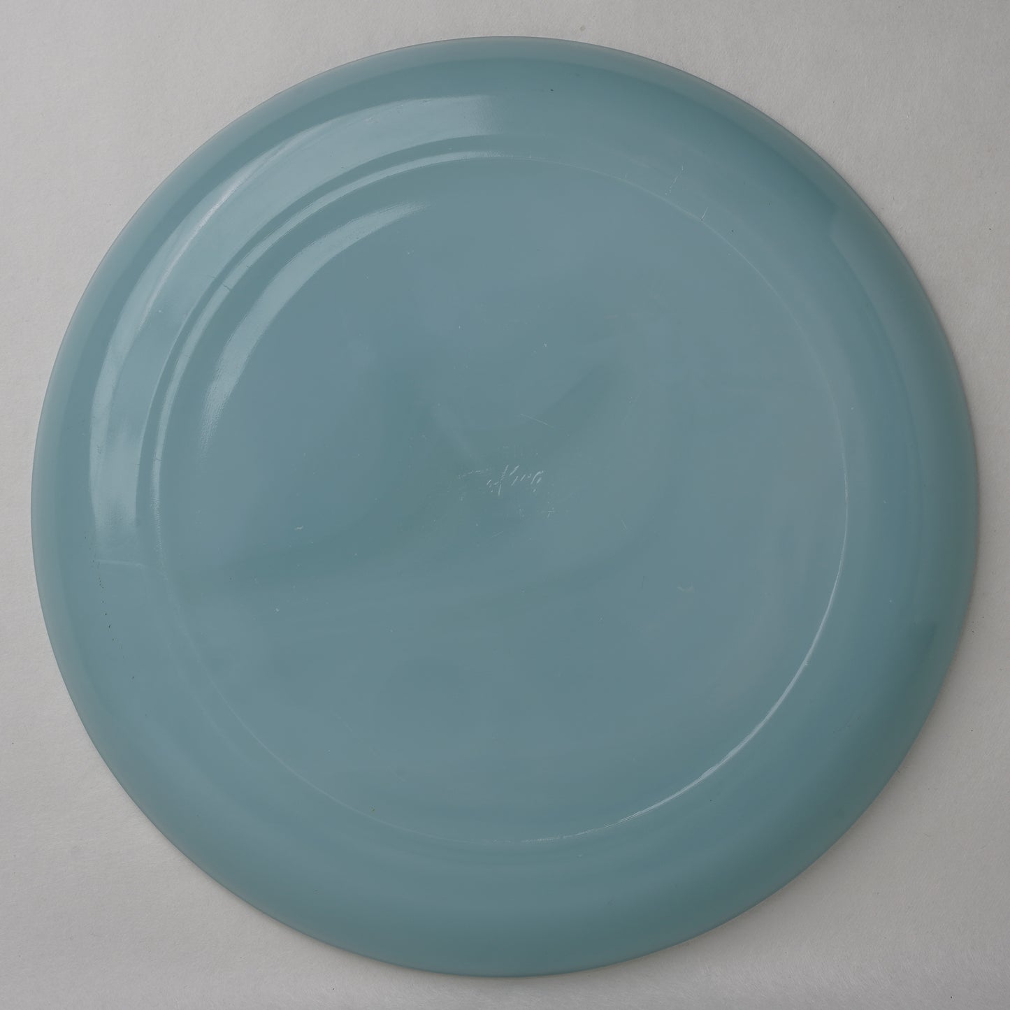 [BP001] Turquoise Blue 9" Gold Rimmed Plate