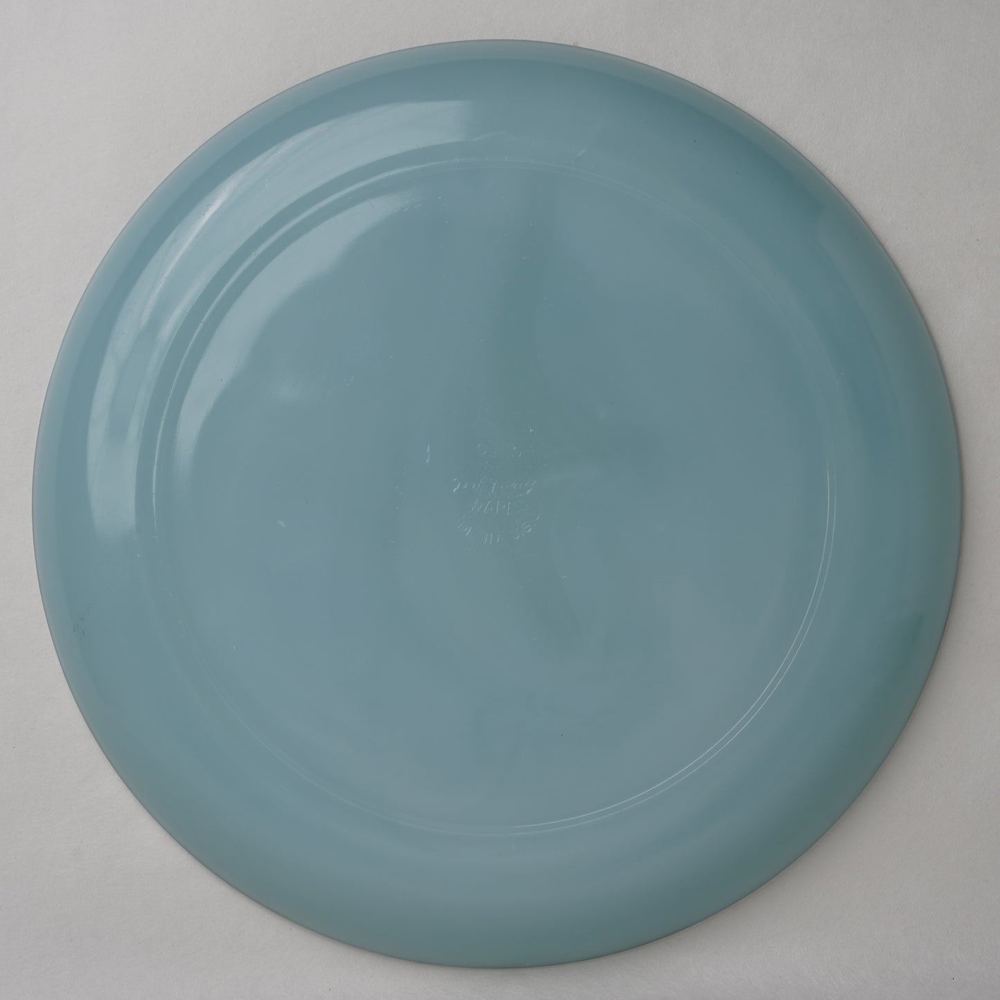 [BP006] Turquoise Blue 9" Gold Rimmed Plate