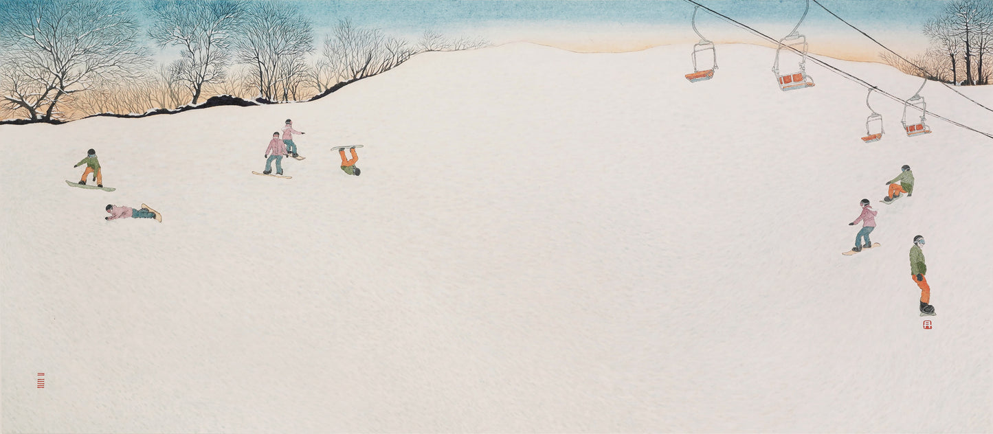 White Snow, First Step | 白雪青影